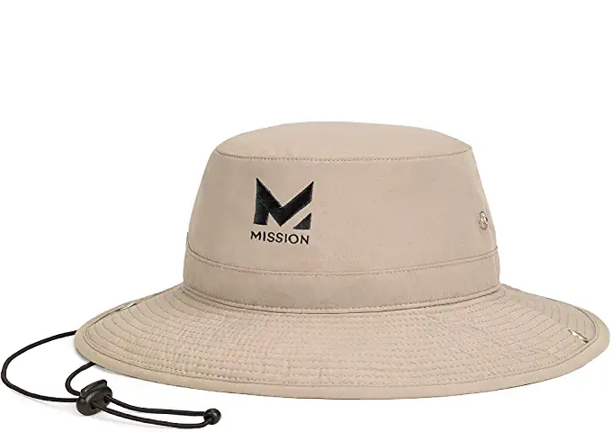 MISSION Wide Brim Cooling Bucket Hat For Women