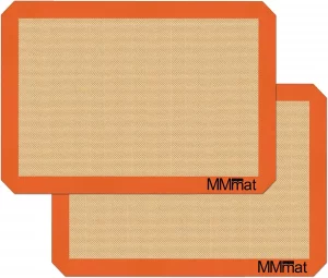 MMMAT BPA-Free Oven-Safe Silicone Baking Mats, 2-Pack