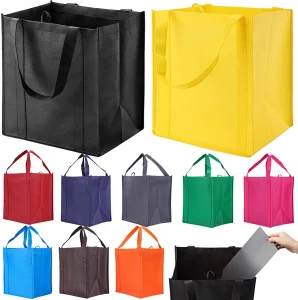 NERUB Eco-Friendly Grocery Tote Bags, 10-Count