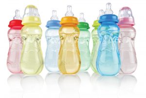 Nuby Vented Anti-Colic Baby Bottles, 3-Pack