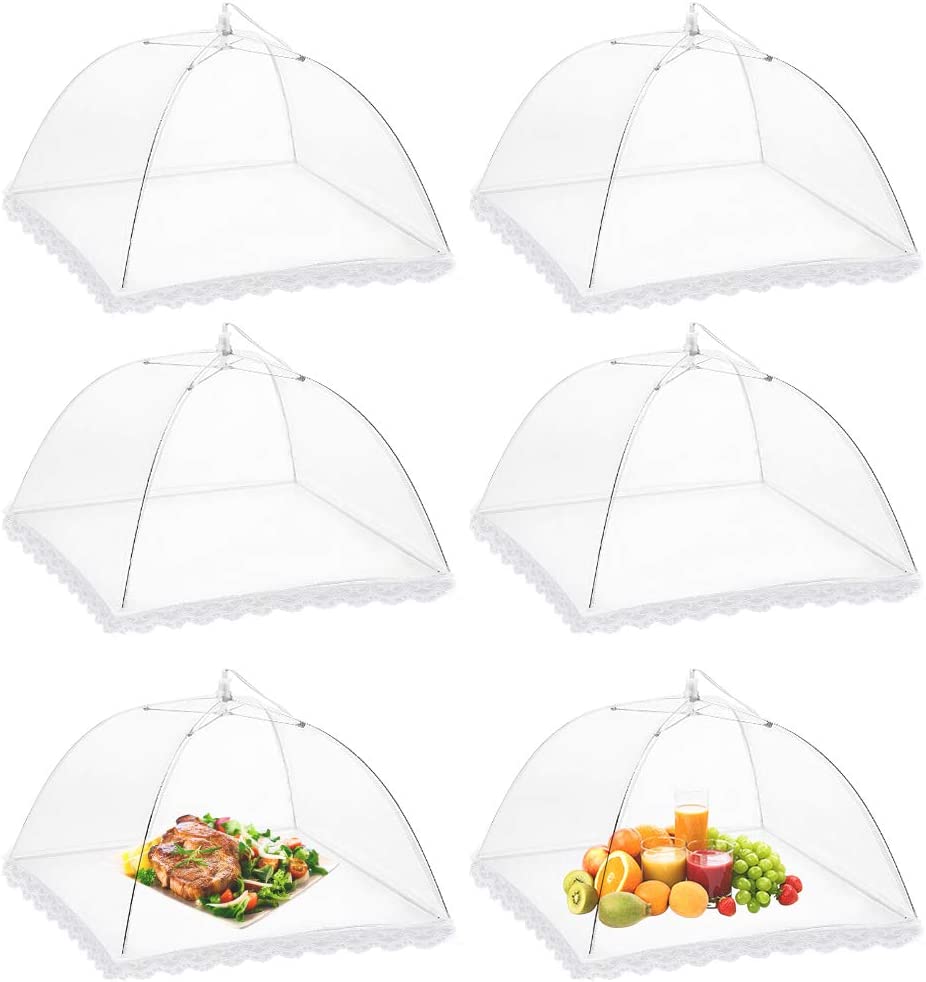 Onarway Eco-Friendly Outdoor Food Covers, 6-Pack