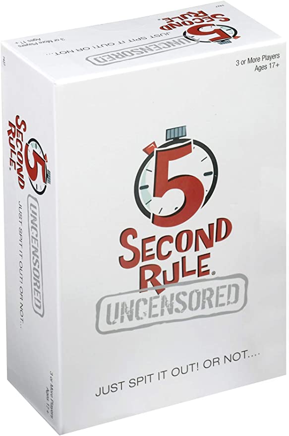 PlayMonster Uncensored 5 Second Rule Party Games