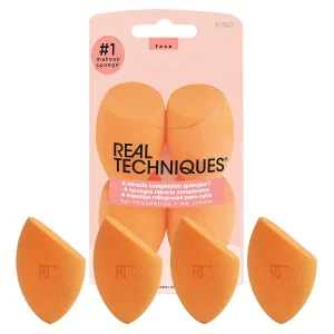 Real Techniques Cruelty-Free Beauty Sponges, 4-Count