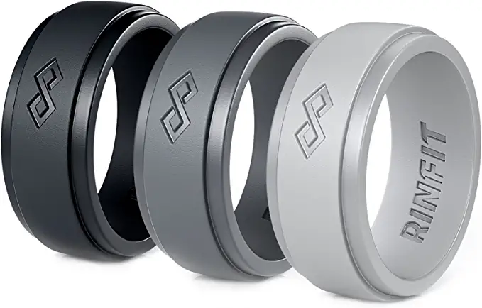 Rinfit Infinity Silicone Rings For Men