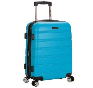 Rockland Melbourne Ergonomic Lightweight Suitcase, 20-Inch