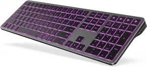 Seenda Ergonomic Non-Slip Silicone Pad Bluetooth Keyboard