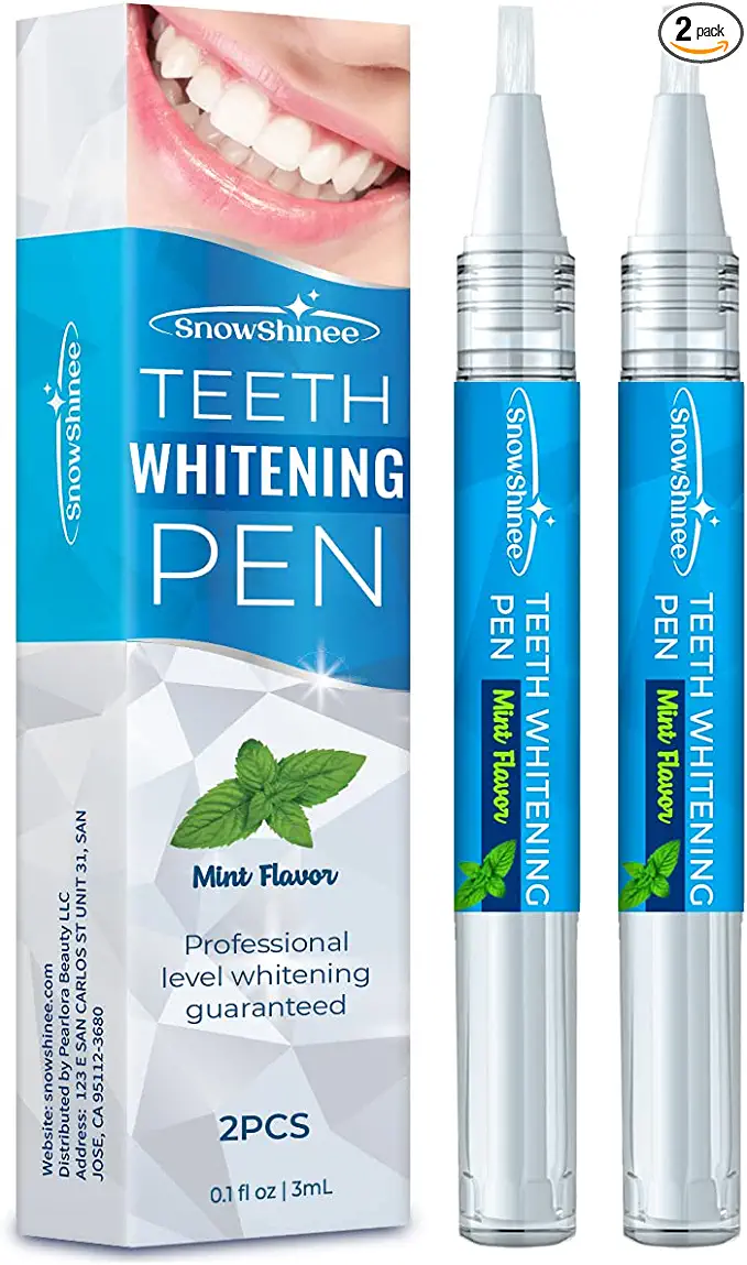Snowshinee Professional Teeth Whitening Pen, 2 Pack