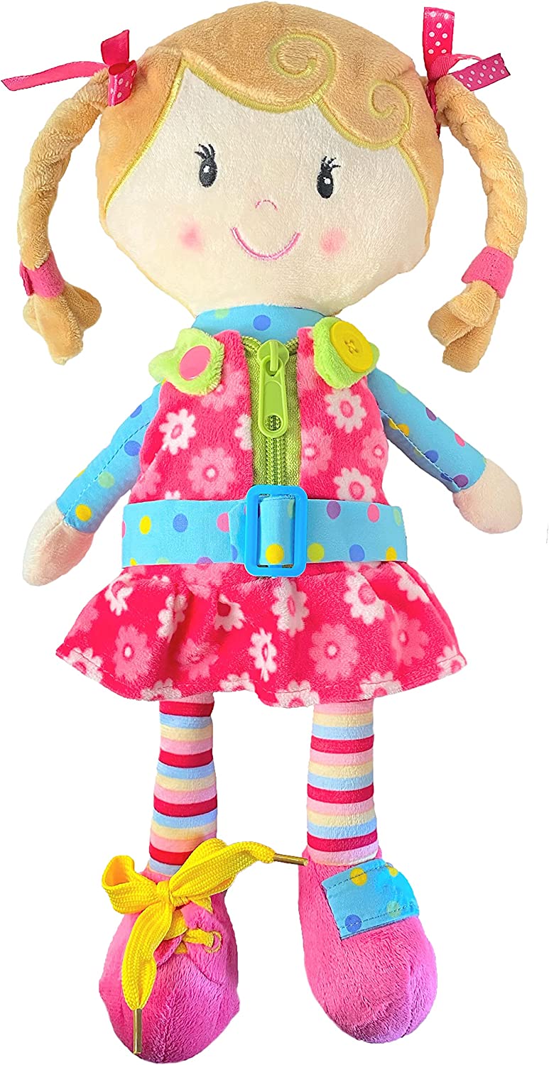 Snuggle Stuffs Plush Sensory Doll For 2-Year-Old-Girls