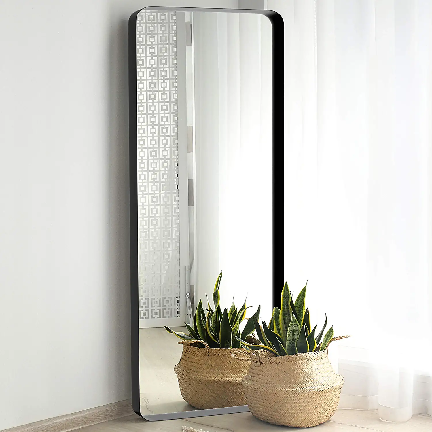 Upland Oaks Shatter-Resistant Full Length Leaning Mirror