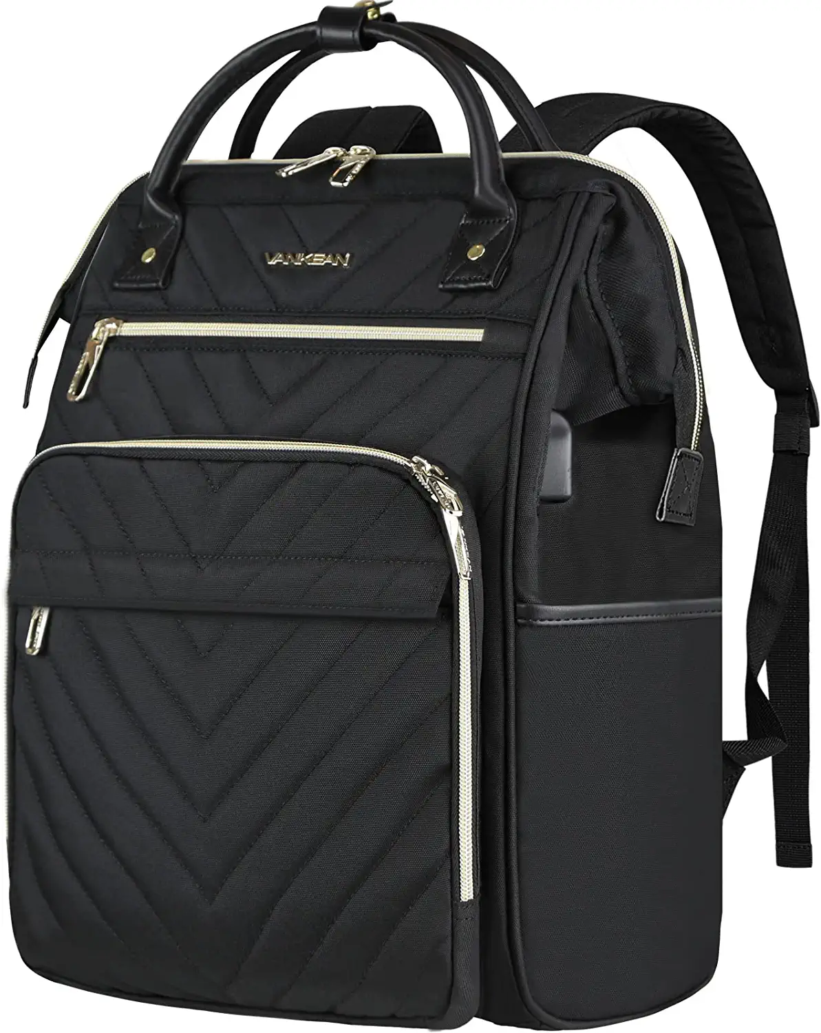 VANKEAN RFID Pockets Laptop Backpack Work Bag