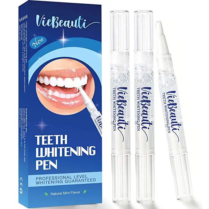 VieBeauti Natural Mint Teeth Whitening Pen, 3 Pack