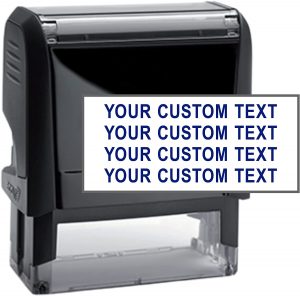 904 Custom Rubber Multi-Font Self-Inking Address Stamp