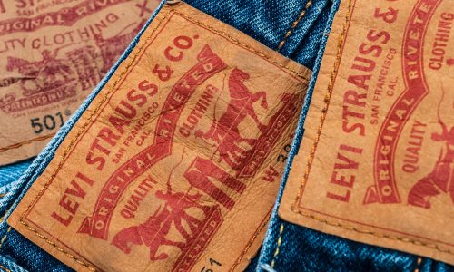 Levi's jeans with iconic Levi Strauss tag