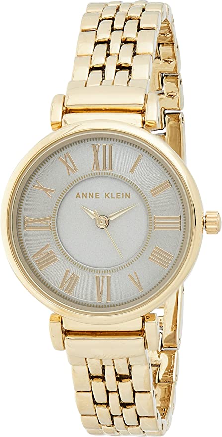 Anne Klein Adjustable Link Bracelet Women’s Gold-Tone Watch