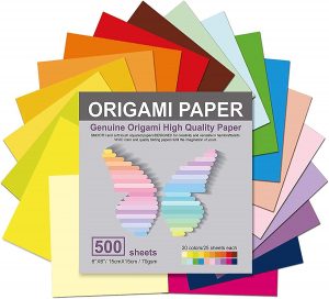 BB Bachmore DIY Traditional Origami Paper, 500-Sheets