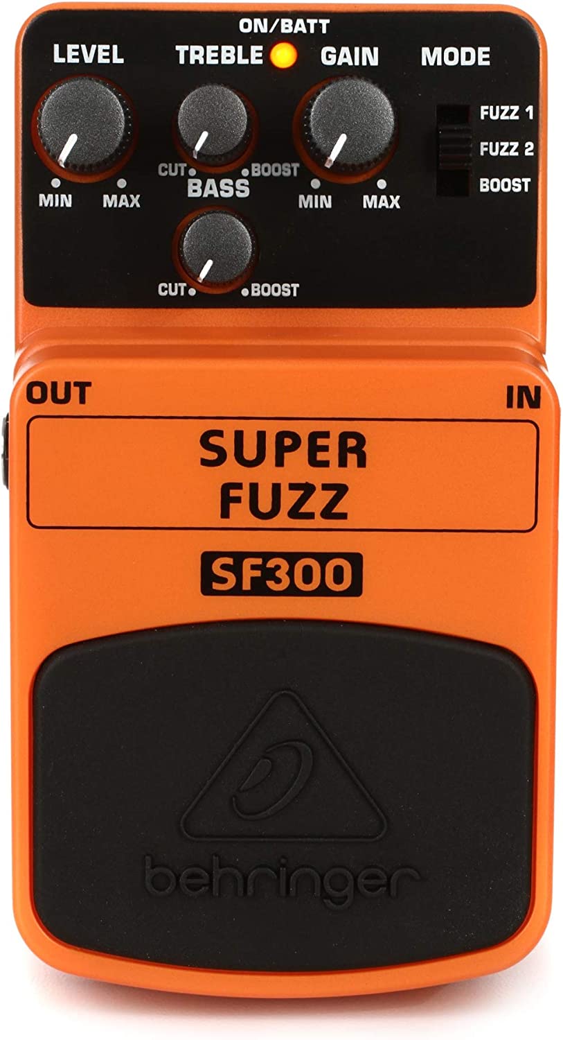 Behringer SUPER FUZZ SF300 Distortion Guitar Effect Pedal