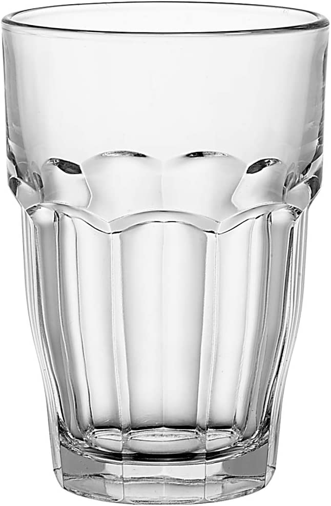 US Acrylic classic clear Plastic Reusable Drinking glasses (Set of 8) 12oz  Rocks & 16oz Water
