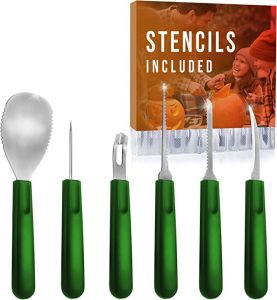 Bright Hobby Pumpkin Carving Kit With Stencils
