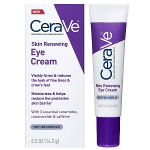CeraVe Skin Renewing Fragrance-Free Caffeinated Eye Cream