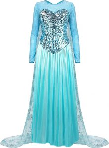 Colorfog Women’s Ice Princess Sequin Gown Costumes