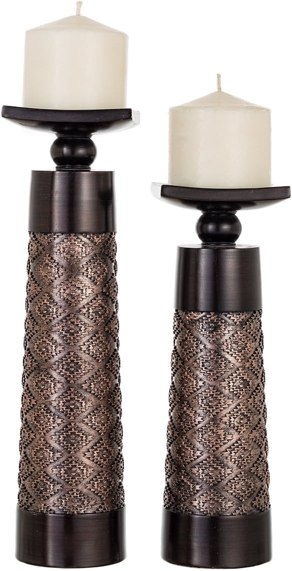 Creative Scents Dublin Decorative Candle Holder Set of 2