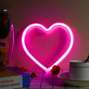 EXF Heart LED Neon Signs