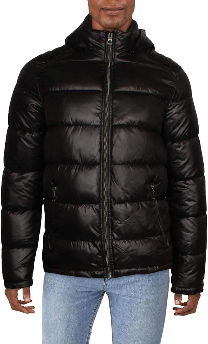 GUESS Weather Resistant Warm Men’s Down Puffer Jacket