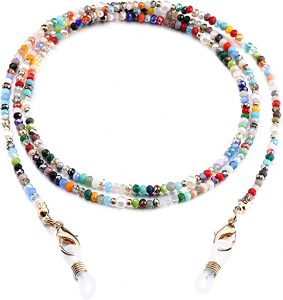 humlbird Healing Crystal Beads Glasses Chain For Women