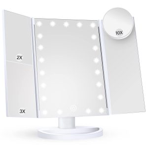 HUONUL Dimming Makeup Mirror With Natural Lights
