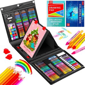 iBayam Easy Carry Gift Art Supplies For Kids, 22-Piece