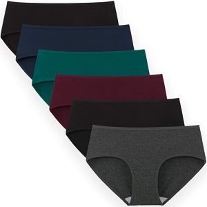 INNERSY Tag-Free Cotton Women’s Underwear, 6-Pack