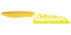 Kai Pure Komachi Hand-Sharpened Food-Safe Cheese Knife, 4.5-Inch