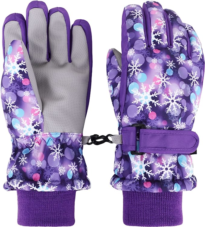 Lullaby Kids Thinsulate Waterproof Ski Gloves