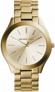 Michael Kors Slim Runway Quartz Women’s Gold-Tone Watch