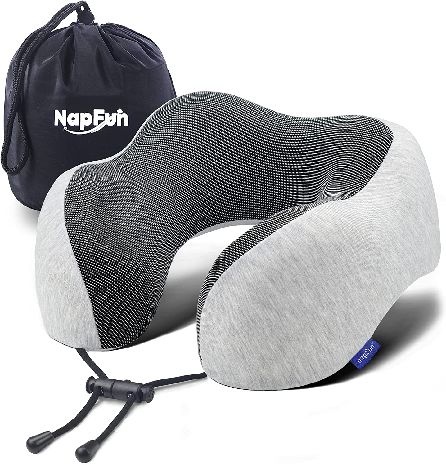 napfun Ergonomic Side-Sleeper Travel Pillow