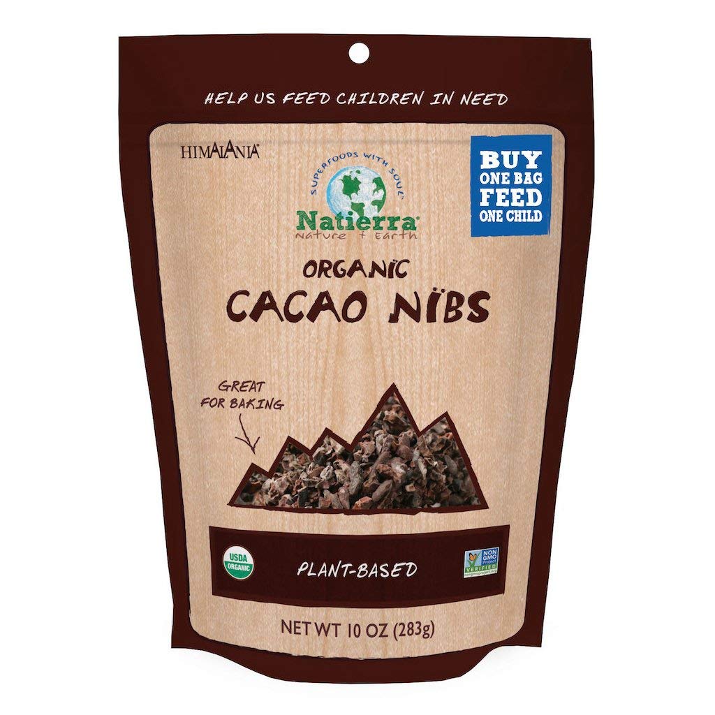NATIERRA Plant-Based Local Farmers Cacao Nibs For Snacking & Baking