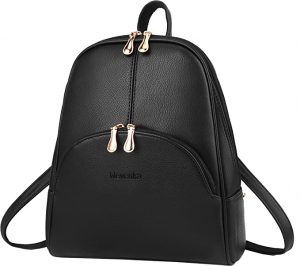 Nevenka Adjustable Straps Faux Leather Backpack