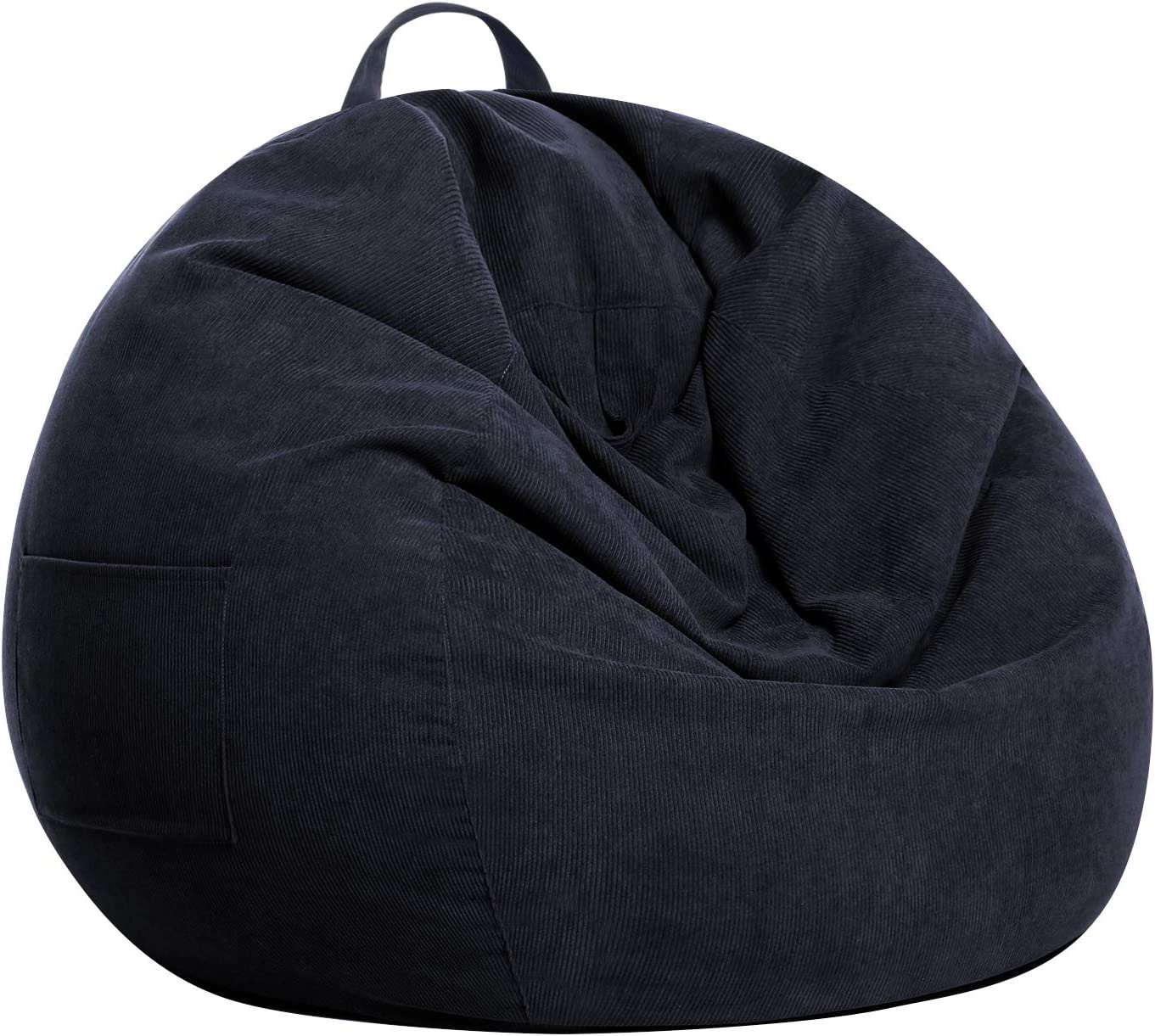 SANMADROLA Zippered Storage Bean Bag Chair Cover