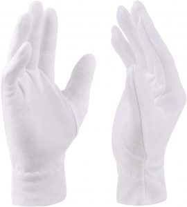 Selizo Elastic Wristband Reusable Moisturizing Hand Gloves, 3-Pairs