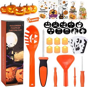 SKINOSM Pumpkin Carving Kit & Accessories