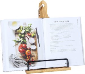 Soligt Tilting Decorative Cutting Board Cookbook Stand