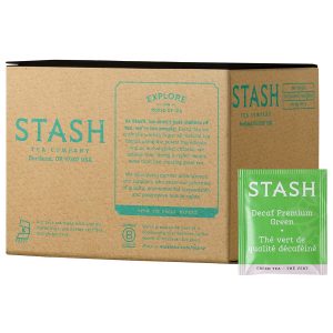 Stash Certified Non-GMO Caffeine-Free Green Tea, 100-Count