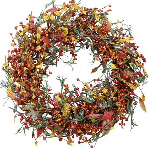 The Wreath Depot Appalachia Berry UV-Rated Outdoor Wreath