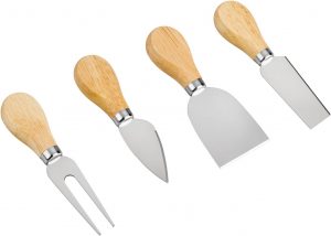 YXChome Professional Stainless Steel Cheese Knife, 4-Piece