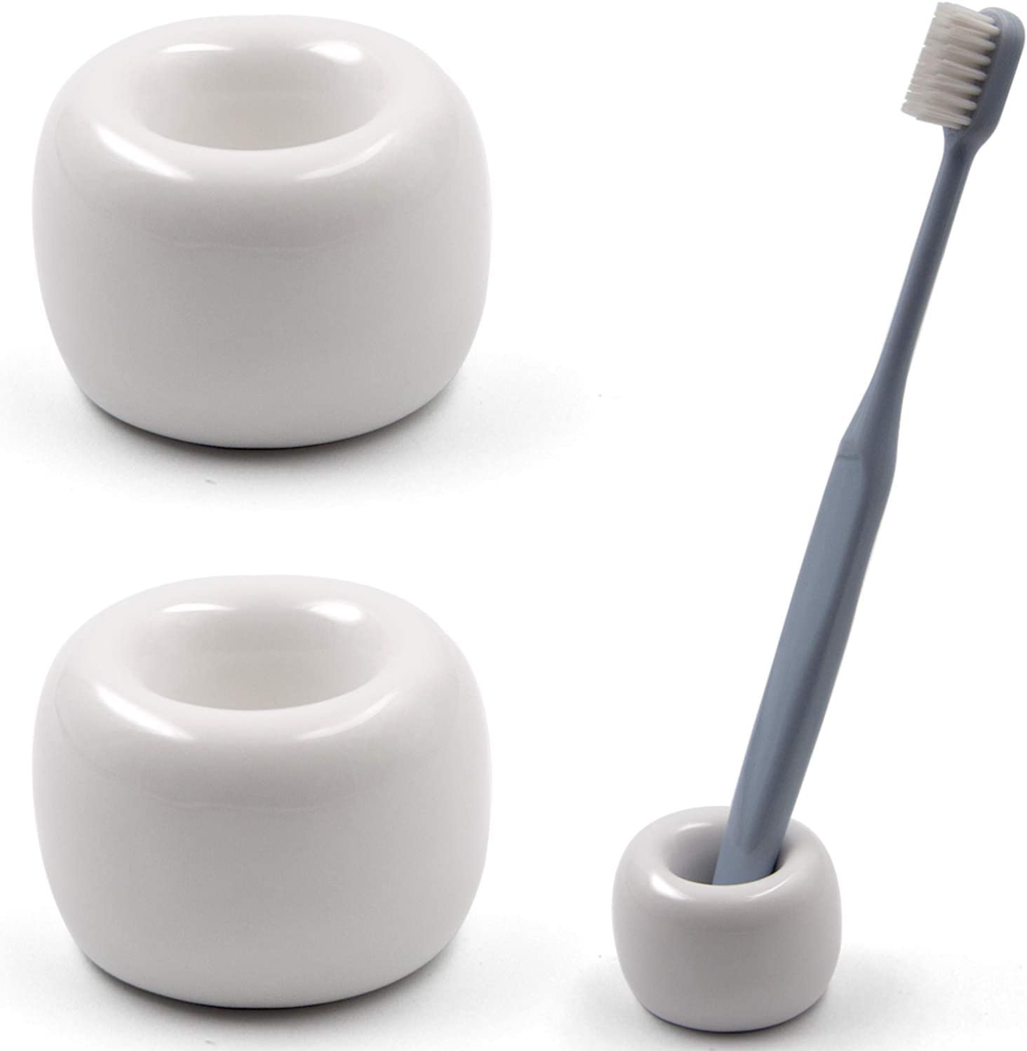 Airmoon Freestanding Hygenic Toothbrush Holder, 2-Pack