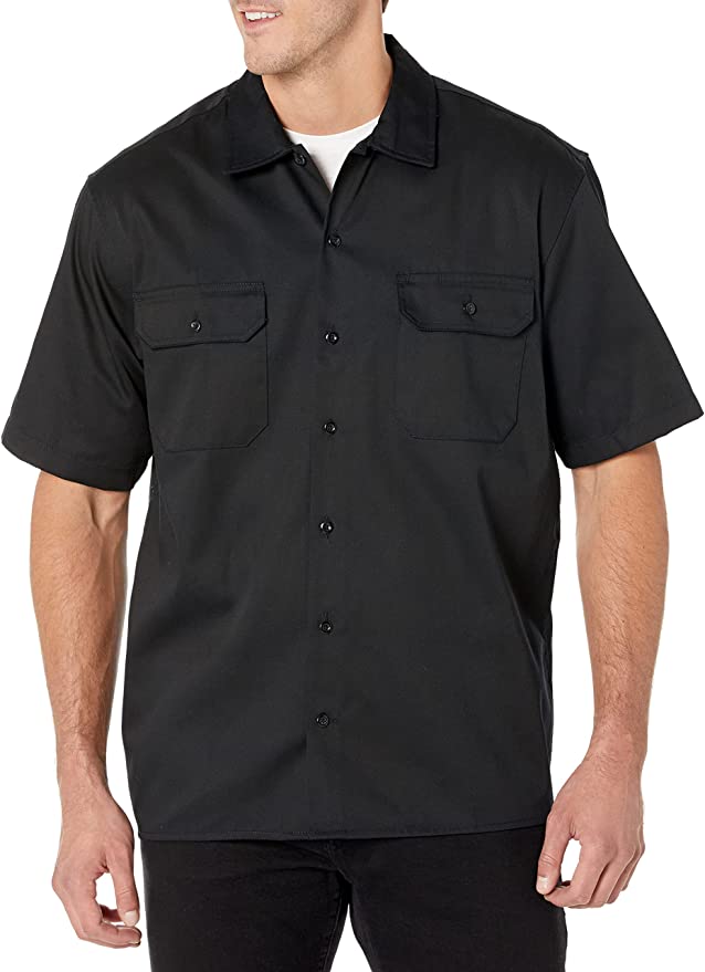 Amazon Essentials Wrinkle-Resistant Men’s Short Sleeve Work Shirt