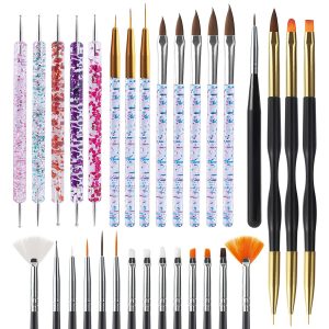 Artdone Striping Brushes & Dotting Tool Nail Pens Kit