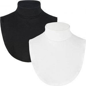 Century Star Polyester Turtleneck Collar Layering Pieces, 2-Count