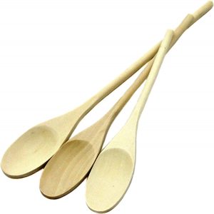 Chef Craft Long-Lasting Wooden Spoon & Spoon Set, 3-Piece