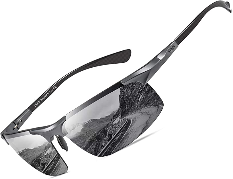 Duco Ultra-Violet Flexible Hinge Sunglasses For Driving